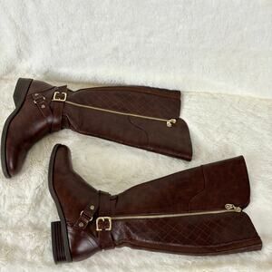 GBG by Guess Haydin Tall Knee High Brown Riding Boots Women's Size 7.5 M